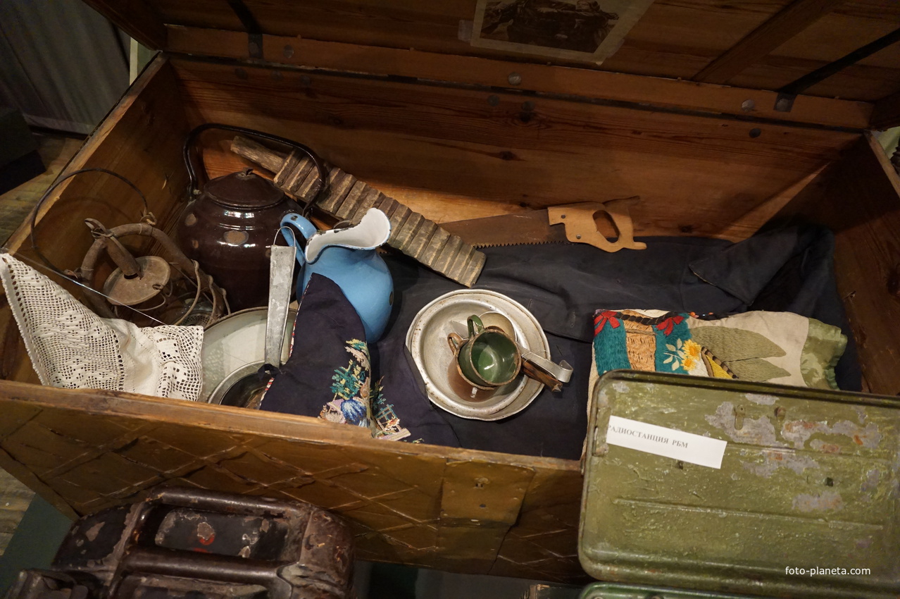 В музее обороны Ленинграда.