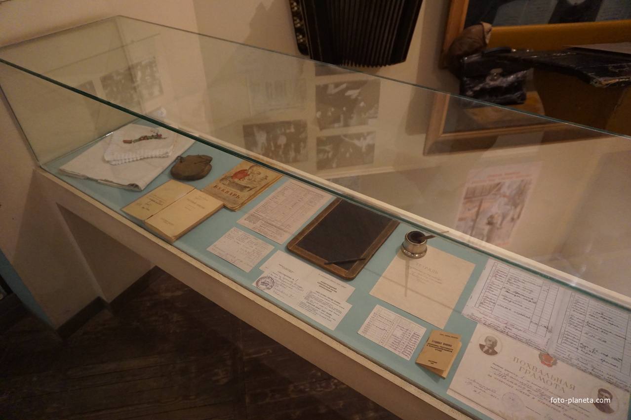 В музее обороны Ленинграда.