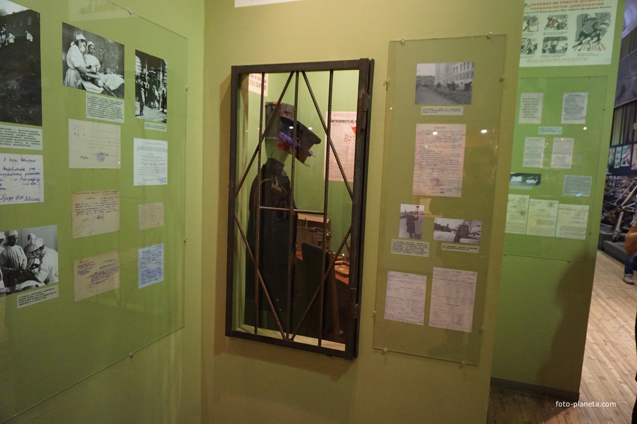 В музее обороны Ленинграда.