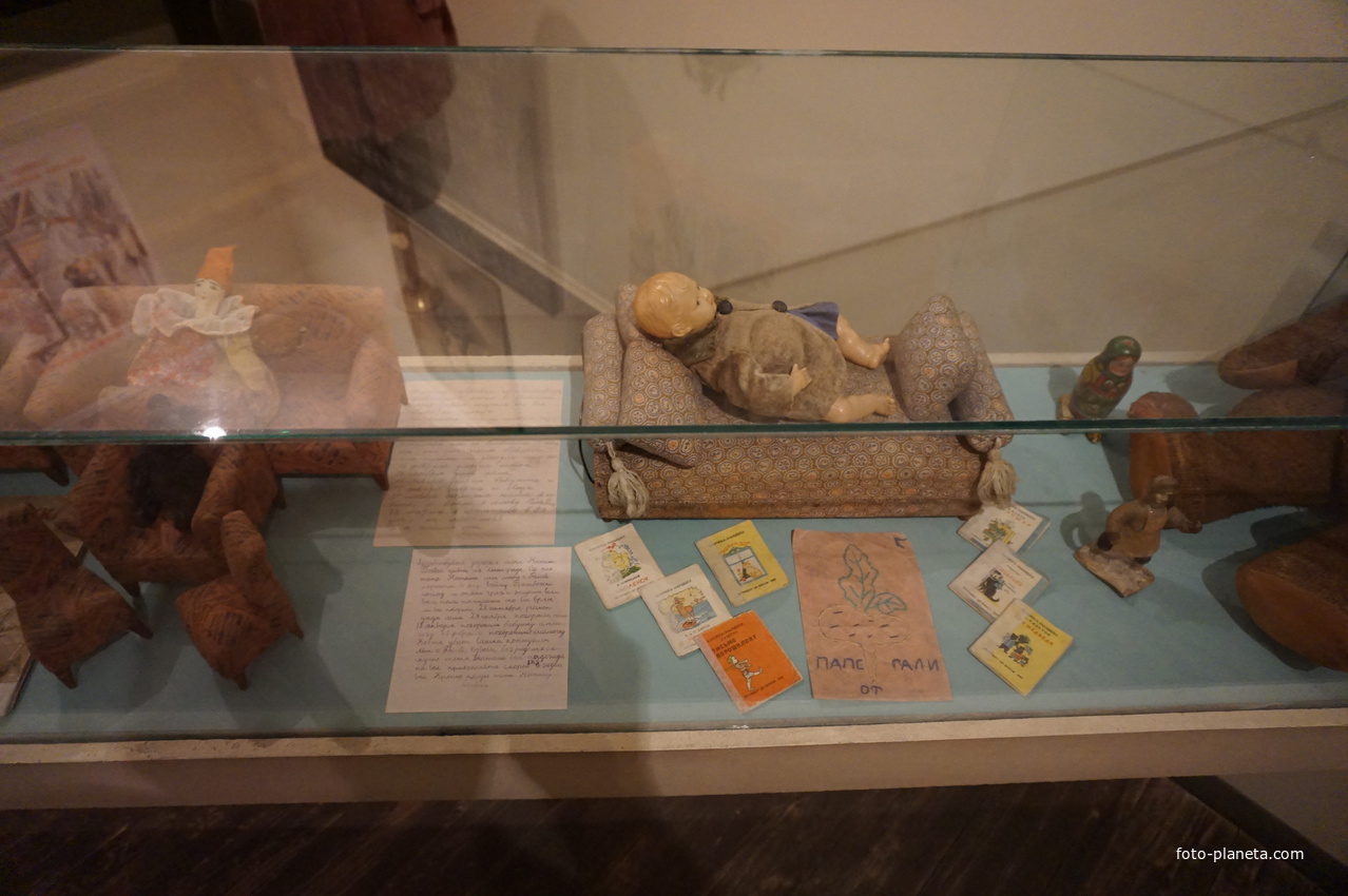 В музее обороны Ленинграда.