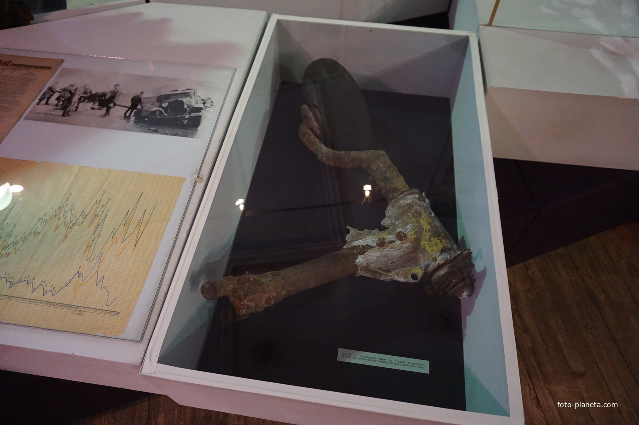 В музее обороны Ленинграда.