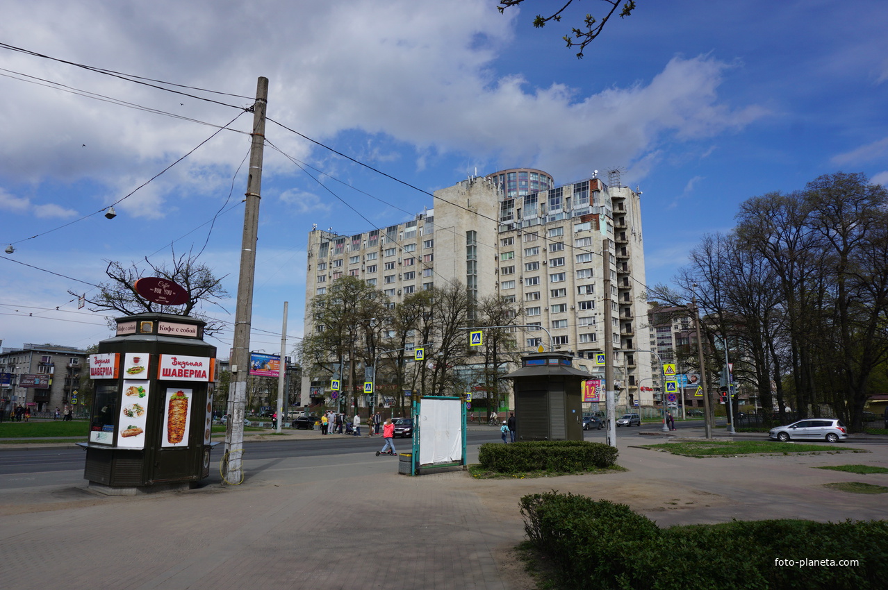 На улице Савушкина.