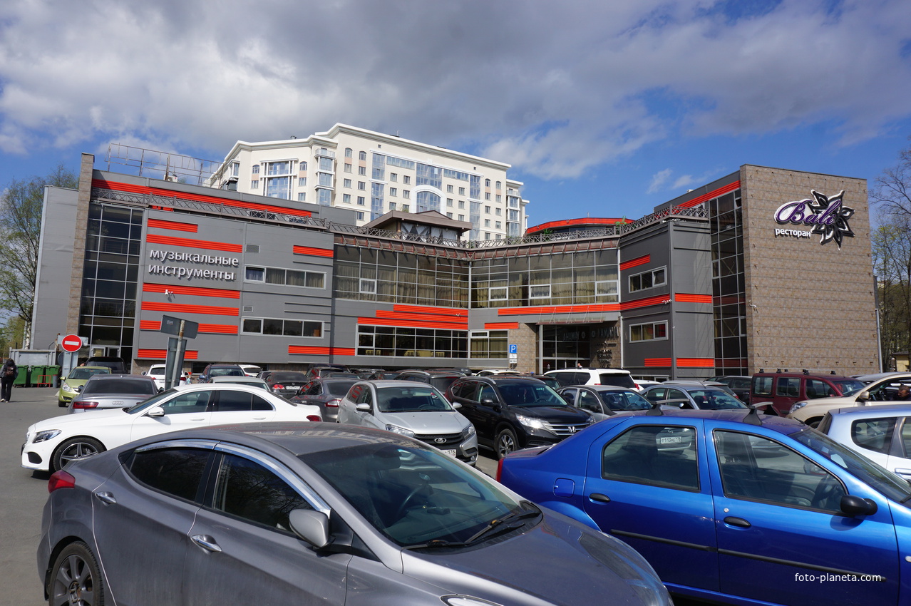 На Приморском проспекте.