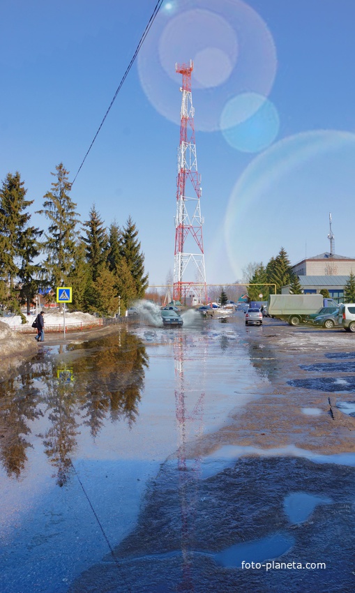 Красные Четаи весна Новый центр