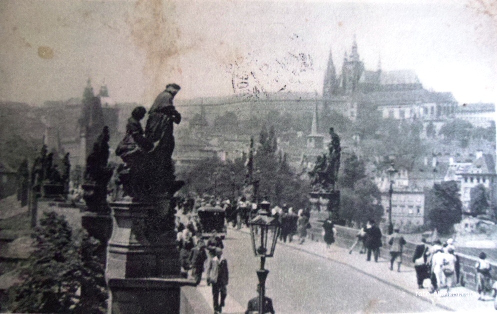 Прага,Карлов мост/Karlův most 40-е года.