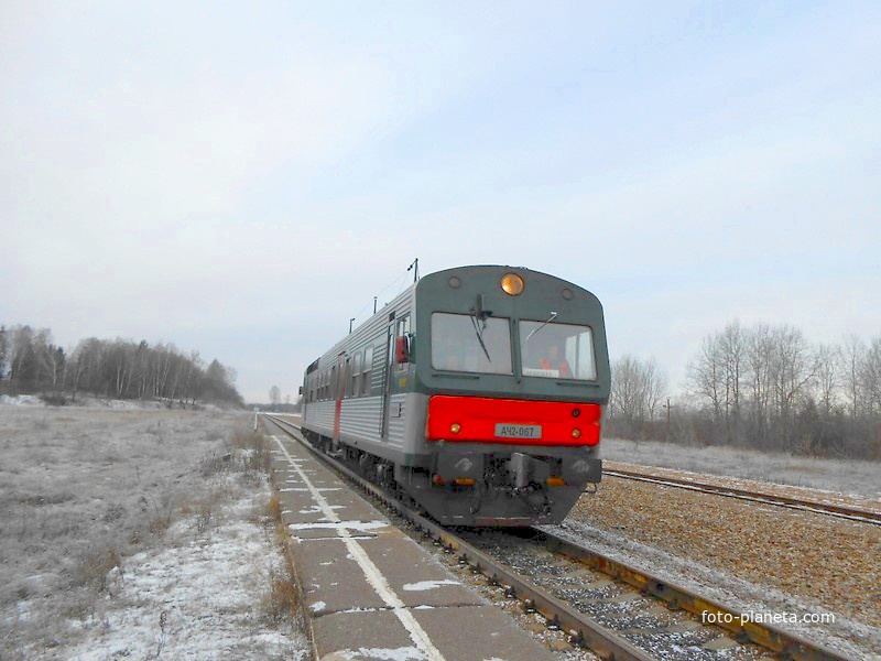Последний в истории пассажирский поезд прибывает на станцию Рославль II.