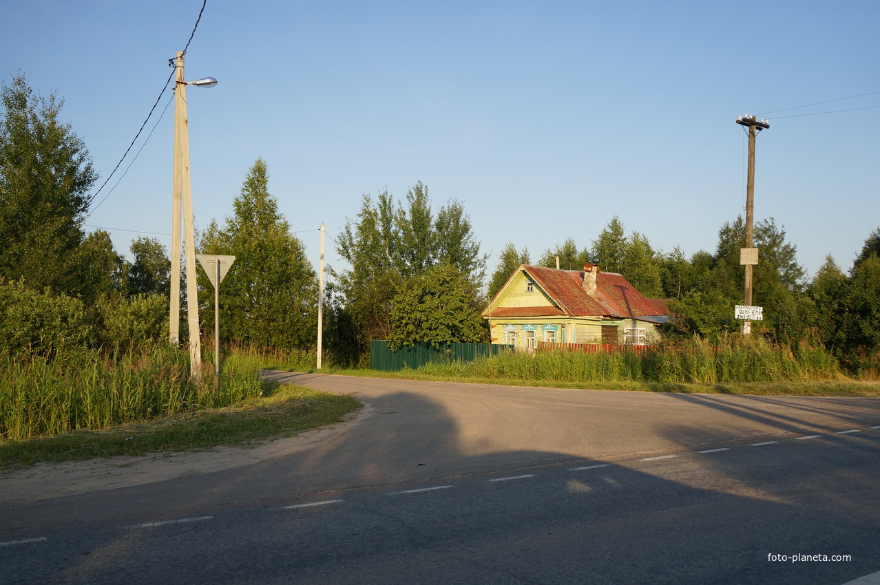 Курьяниха, дорога в деревню Климовская