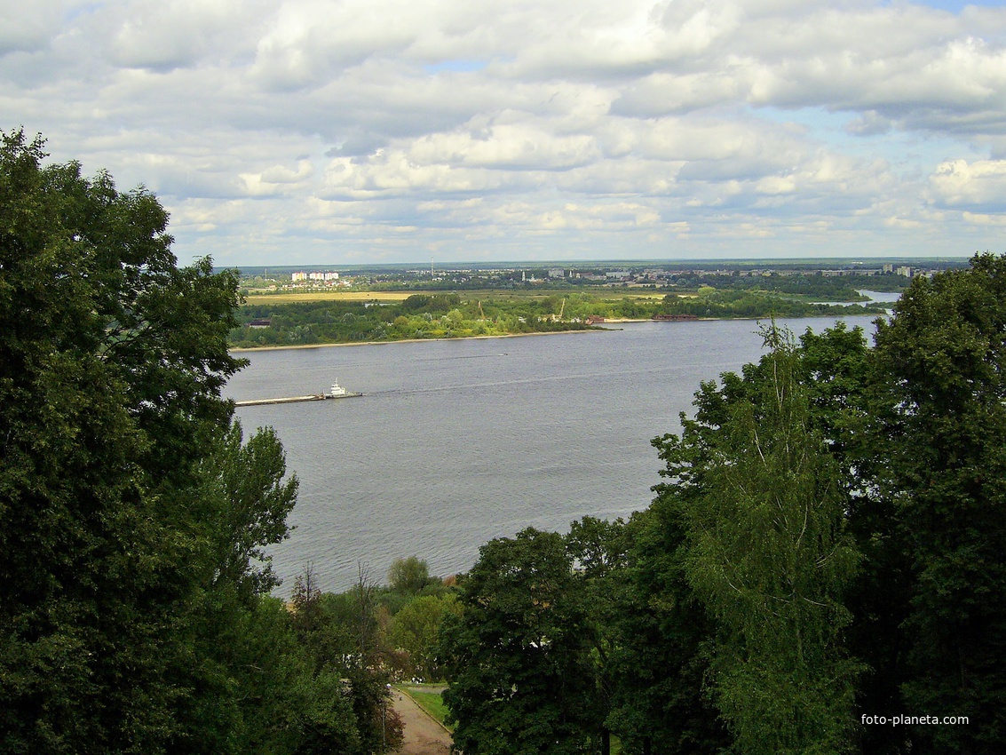Река Волга - Вид с В.Волжской Набережной