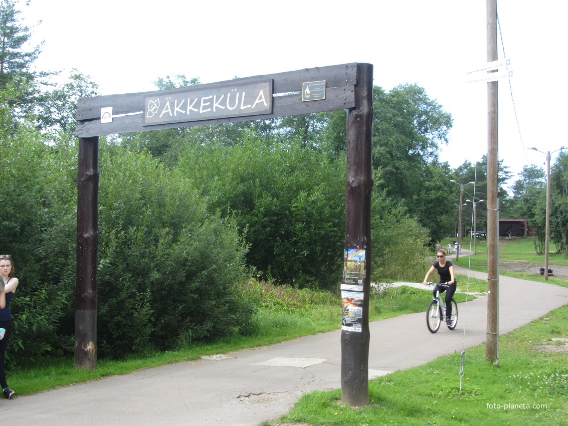Нарвская природная тропа на ореховой горе (парк)