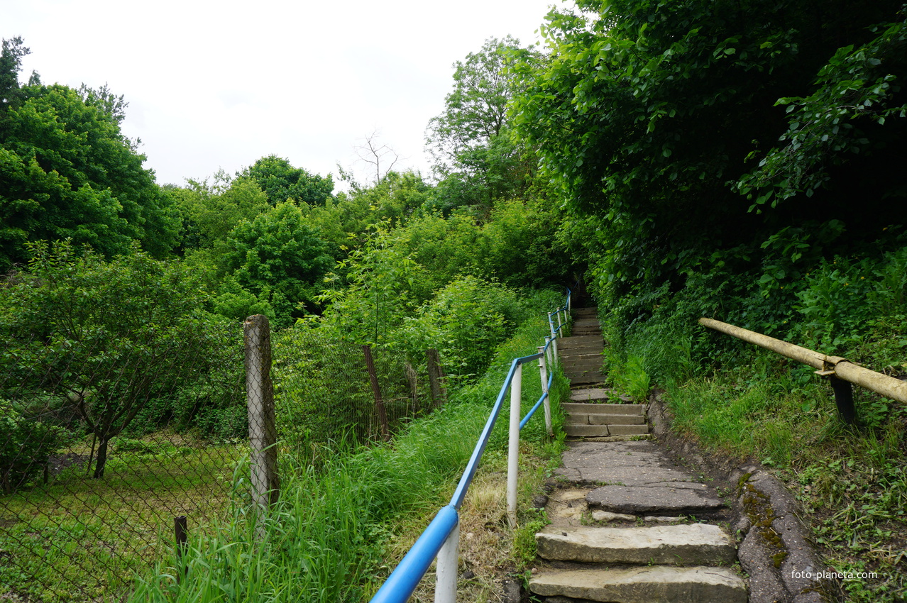 Тропинка к мужскому монастырю.