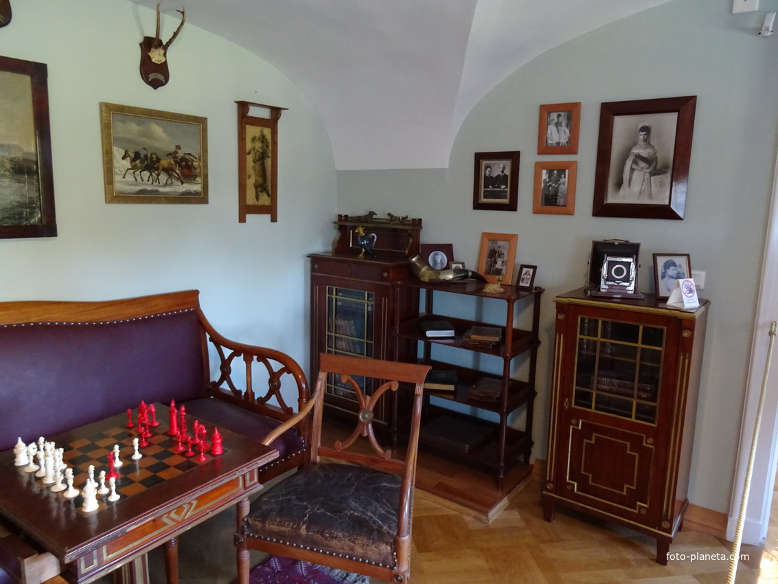 Гатчинский дворец. Кабинет великих князей Николая Александровича и Георгия Александровича.