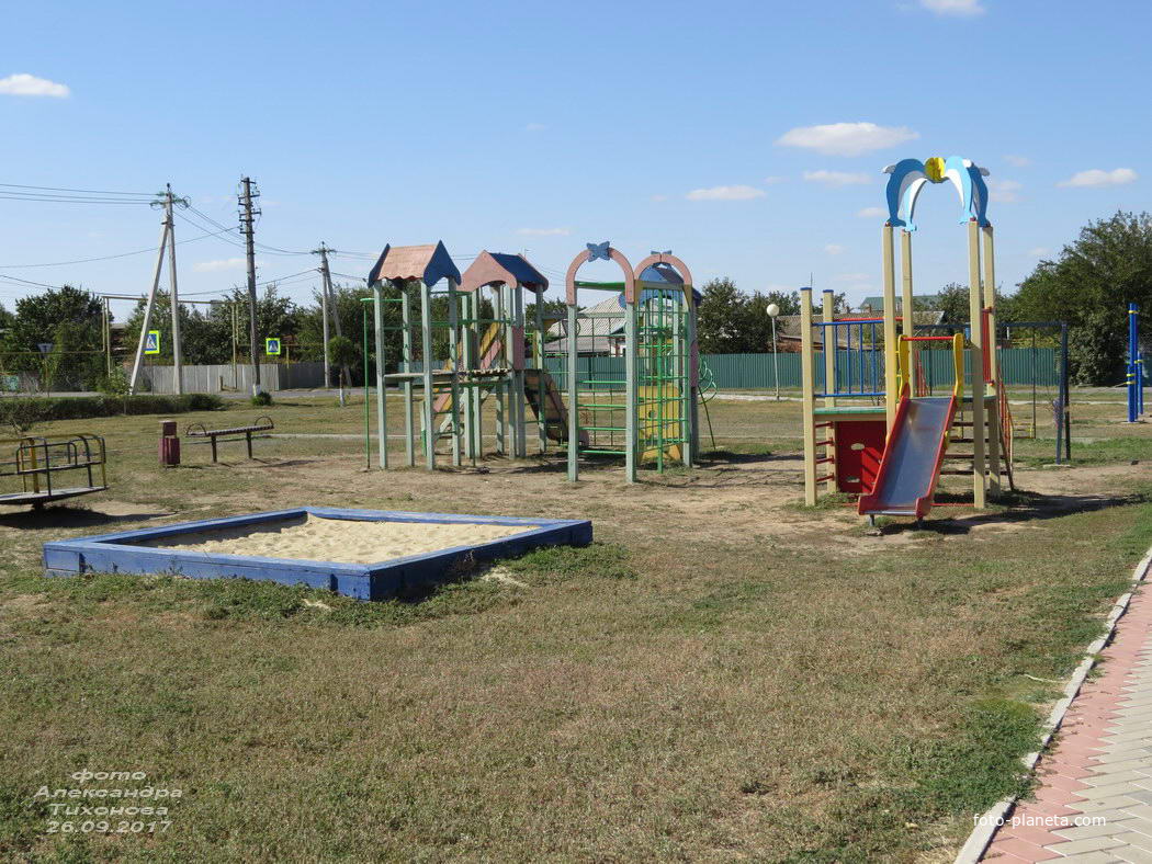 Детская игровая площадка в Кучманском парке
