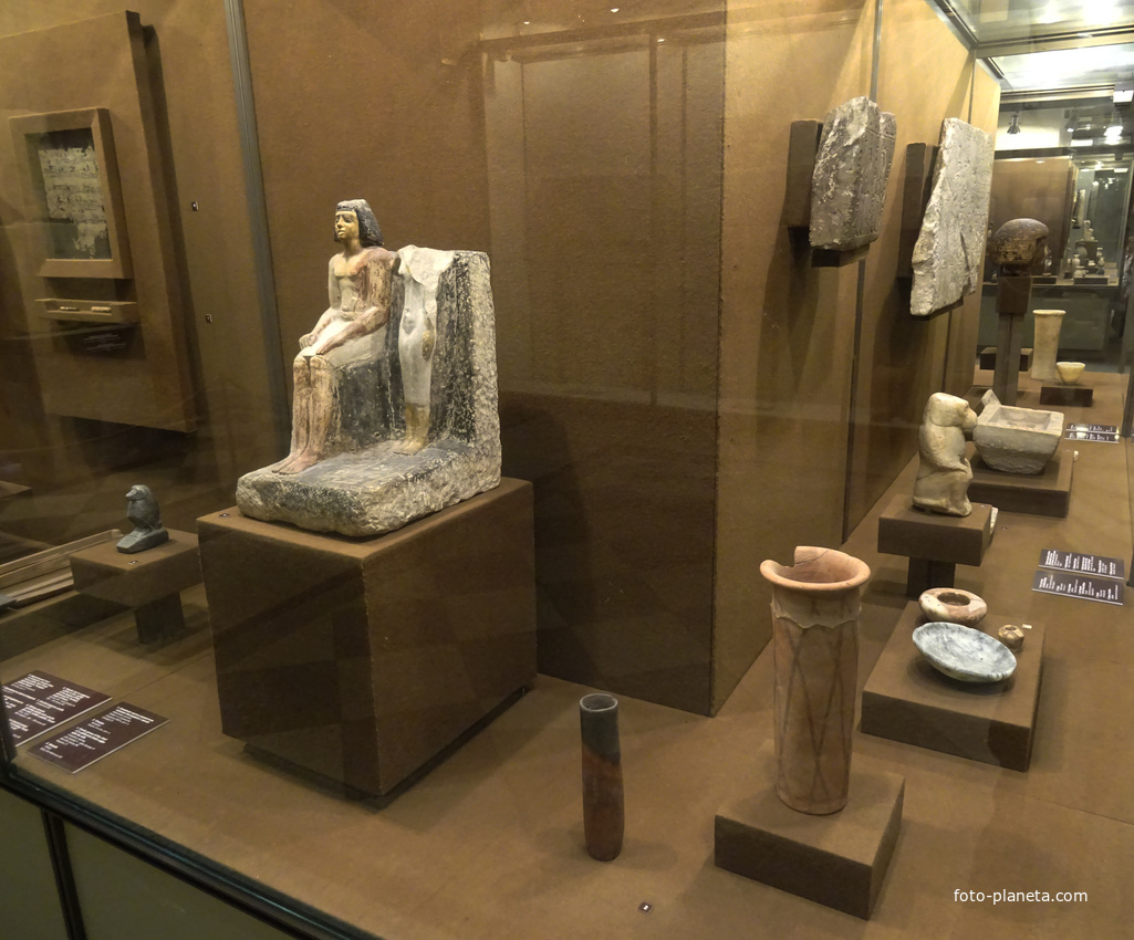 Зал Древнего Египта. Экспонаты.