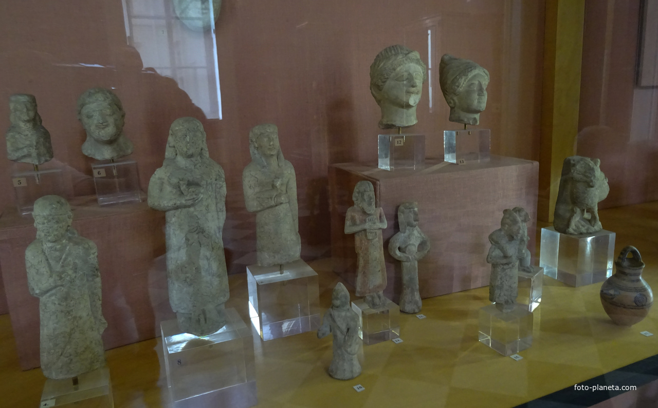 Зал искусства Древней Греции. Экспонаты.