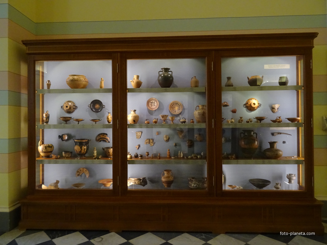 Зал культуры и искусства античных городов Северного Причерноморья. Экспонаты.