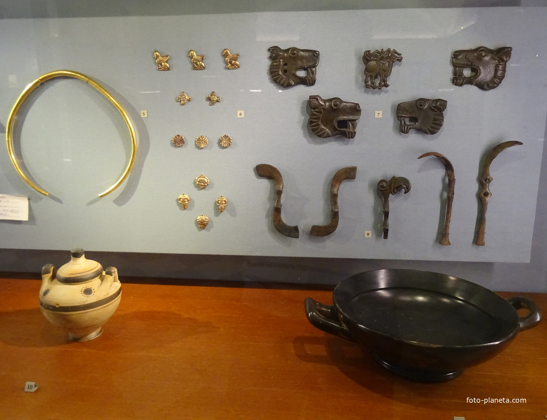 Зал культуры и искусства античных городов Северного Причерноморья. Экспонаты.