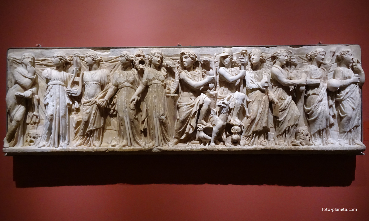 Эрмитаж. Стенка саркофага.