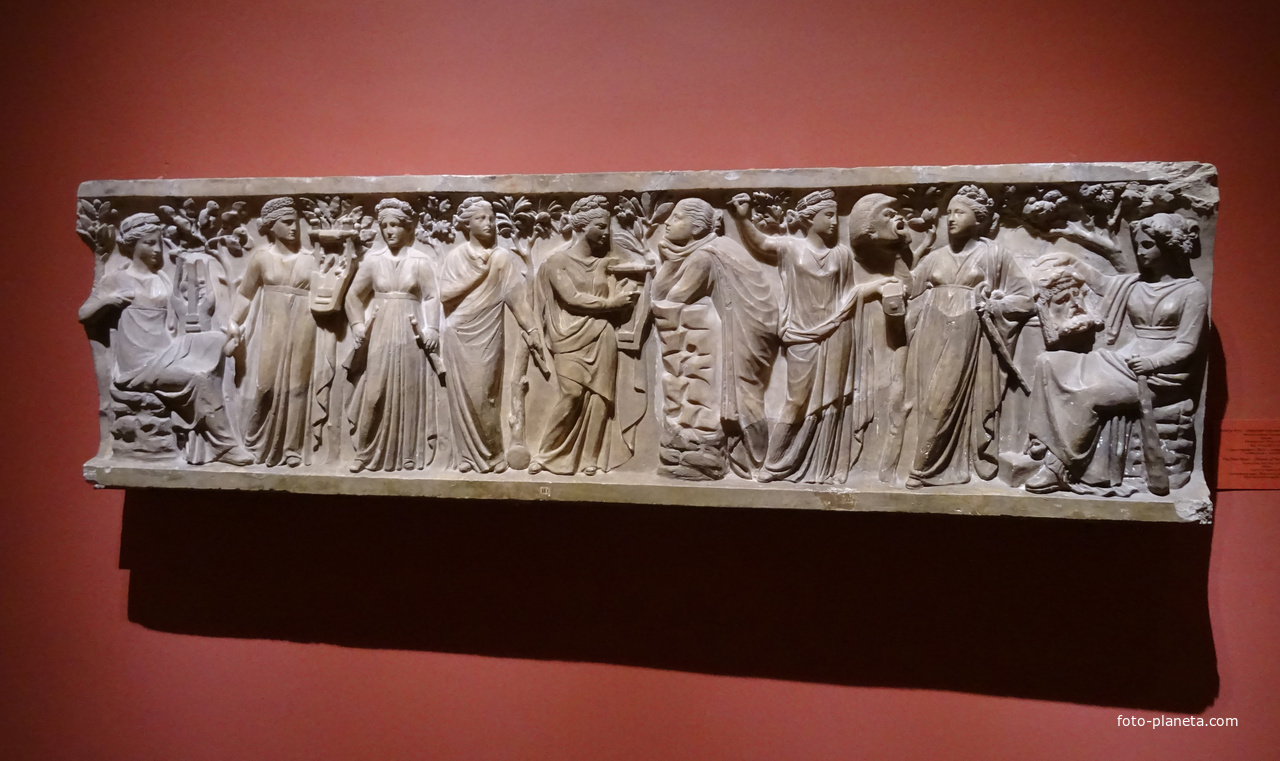 Эрмитаж. Стенка саркофага.