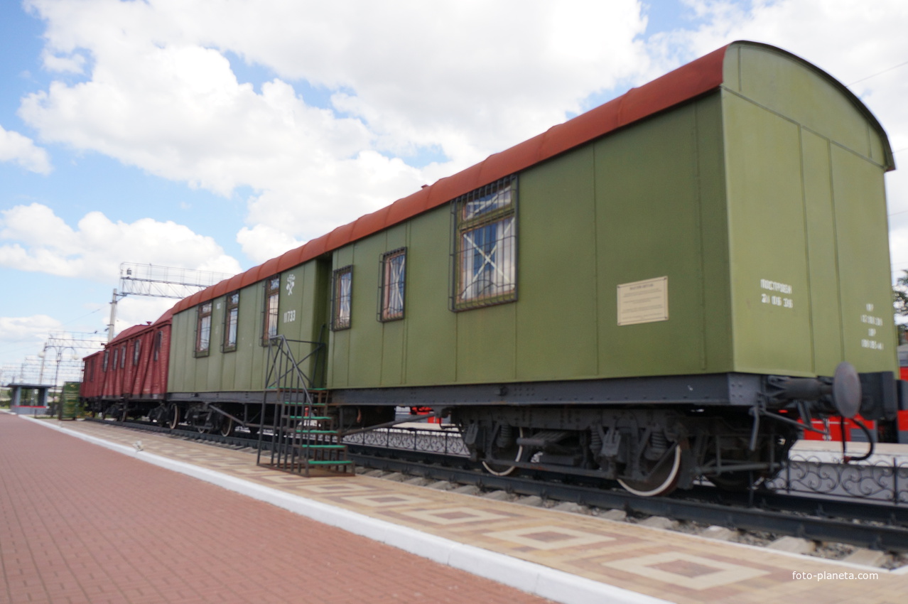 Старые вагоны в музее Московского ЖД вокзала