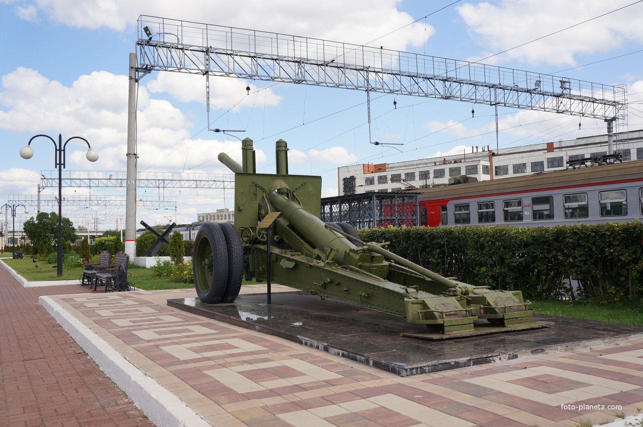 Пушка А-19 в музее Московского ЖД вокзала