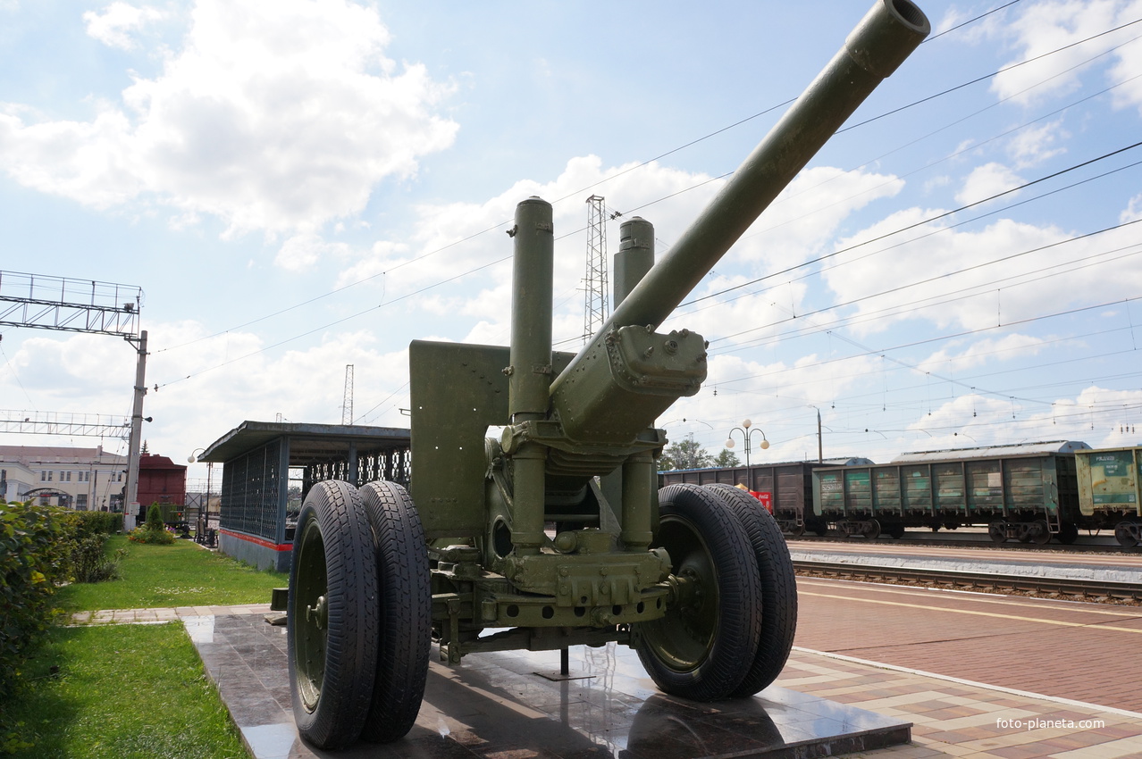 Пушка А-19 в музее Московского ЖД вокзала