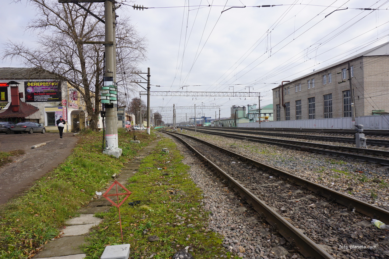 Район Смоленского депо.