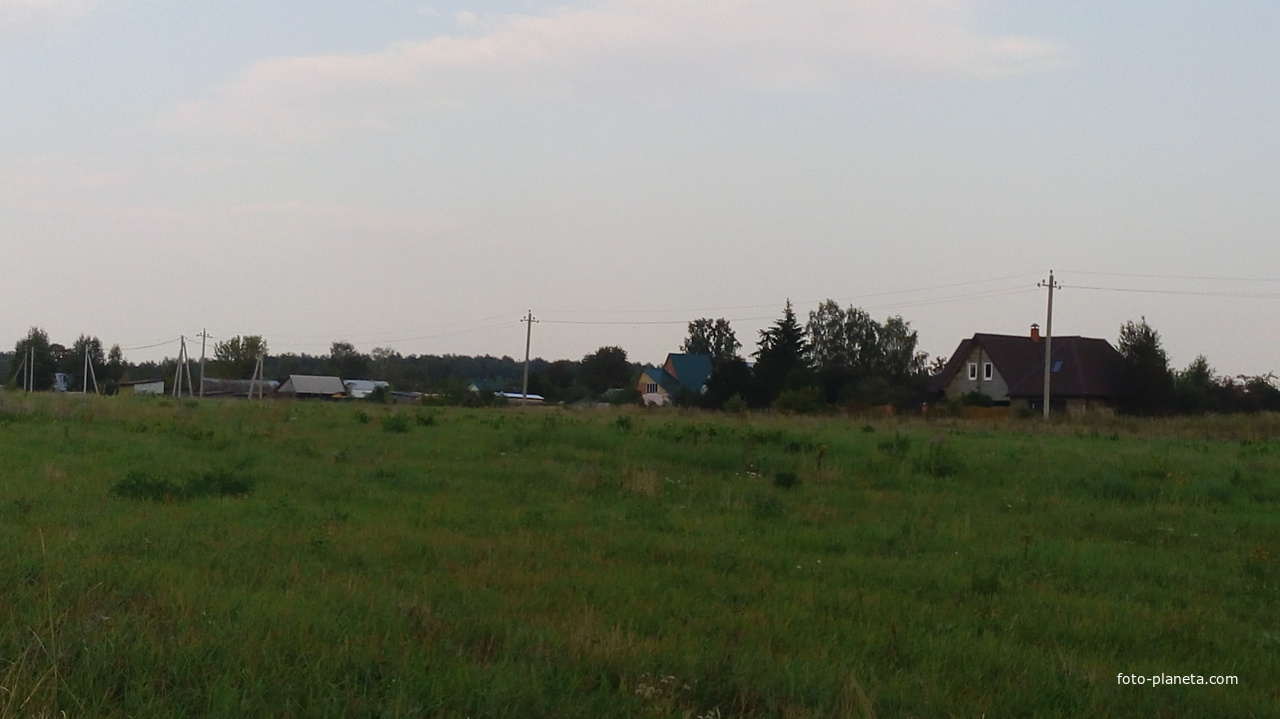 Деревня Никольское со стороны 7 участка