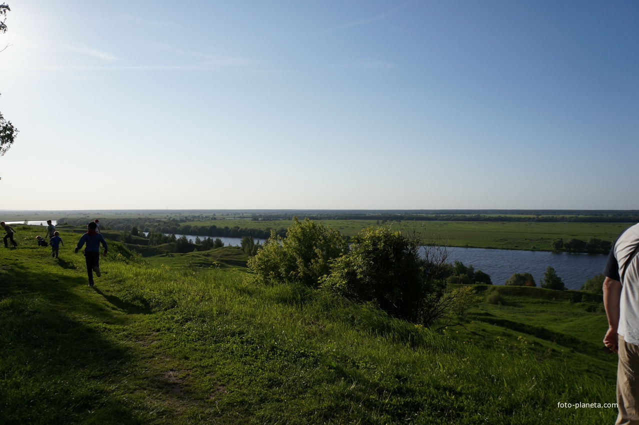 Река Ока в Константиново