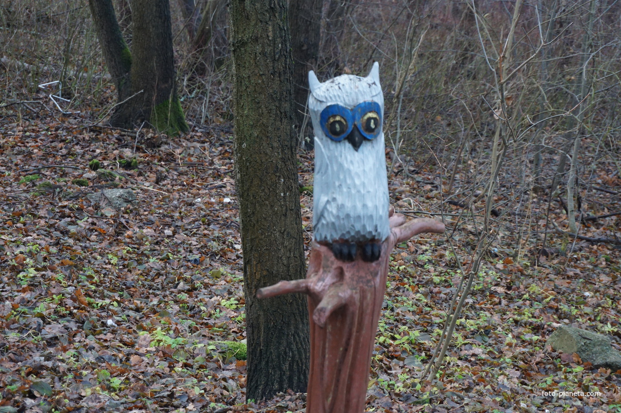 В сквере Чернобыльцев.