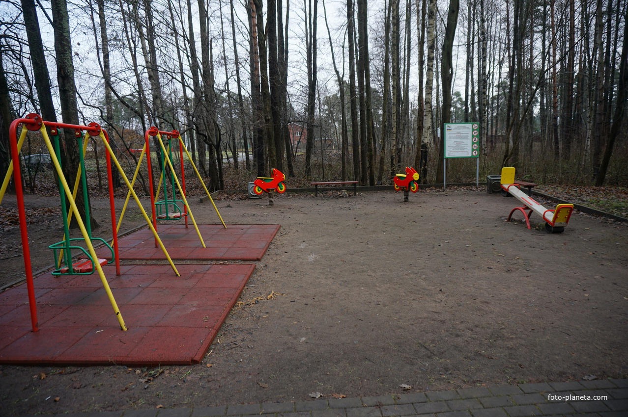 В сквере Чернобыльцев.