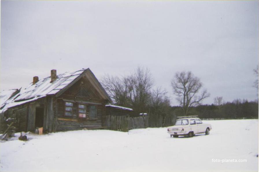 У дома Анисьи Батуриной в Илкодино. 1999г.