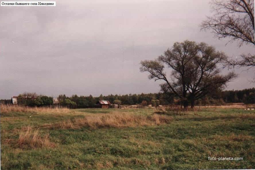 Остатки бывшего села Илкодино. 1994г.