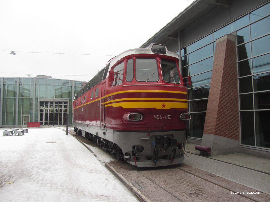 Музей железных дорог России. Техника на площадке под открытым небом