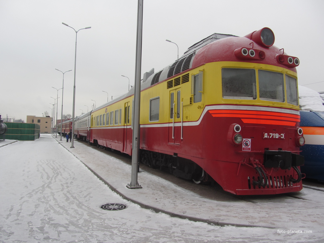 Музей железных дорог России. Техника на площадке под открытым небом