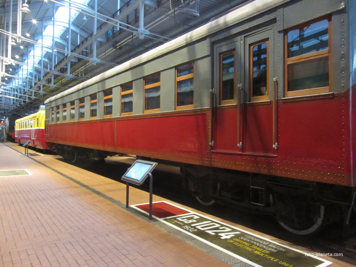 Музей железных дорог России. Головной вагон электросекции. Год выпуска 1932