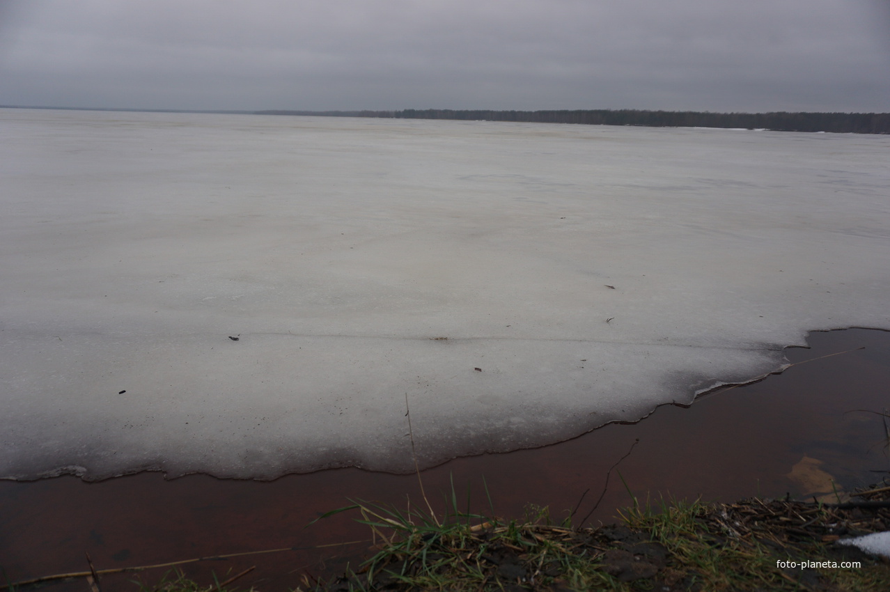 Озеро Разлив.Скованное льдом.