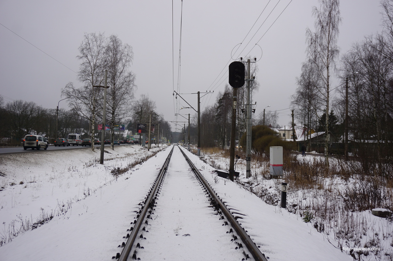 Ж\д на Санкт-Петербург.