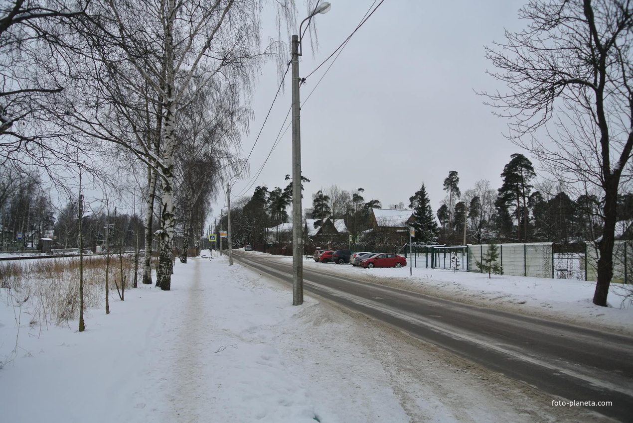 Просёлочная дорога.