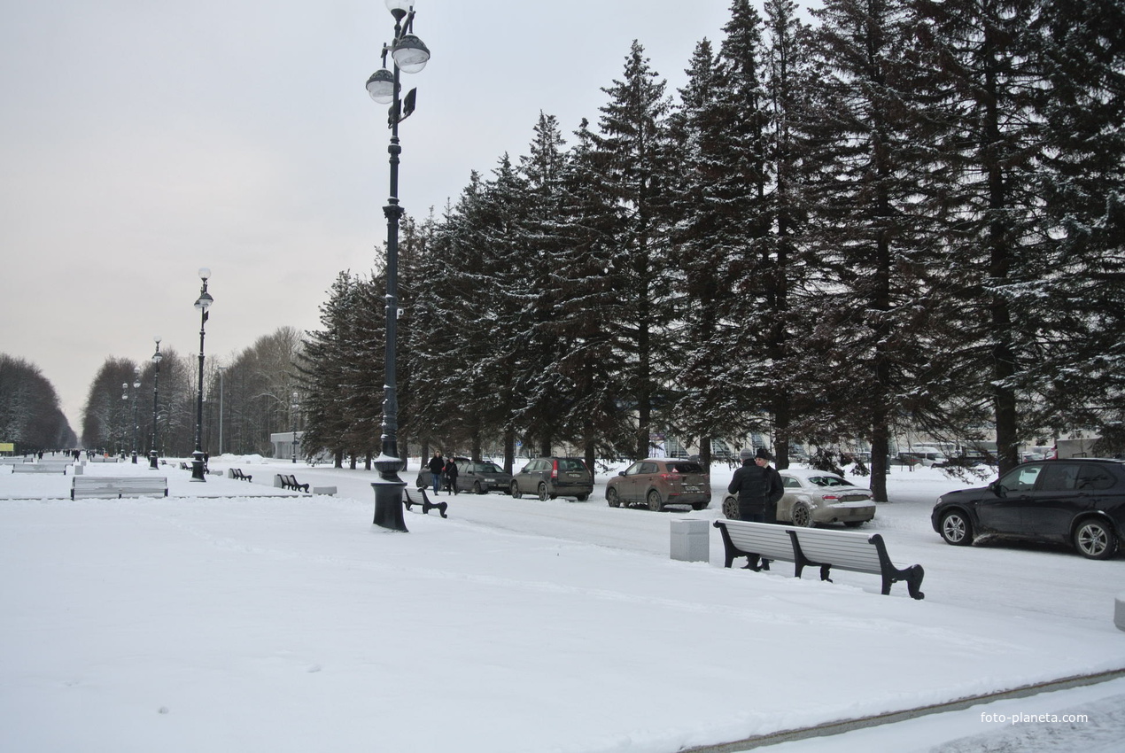 В парке Победы.