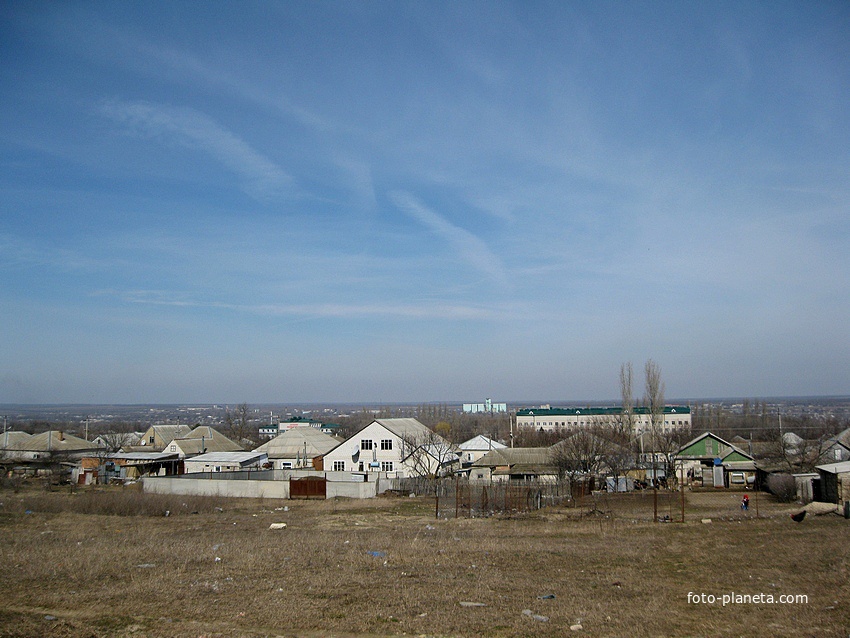 Вид на север от кладбища &quot;на Мельничной&quot;. 21.03.2010г.