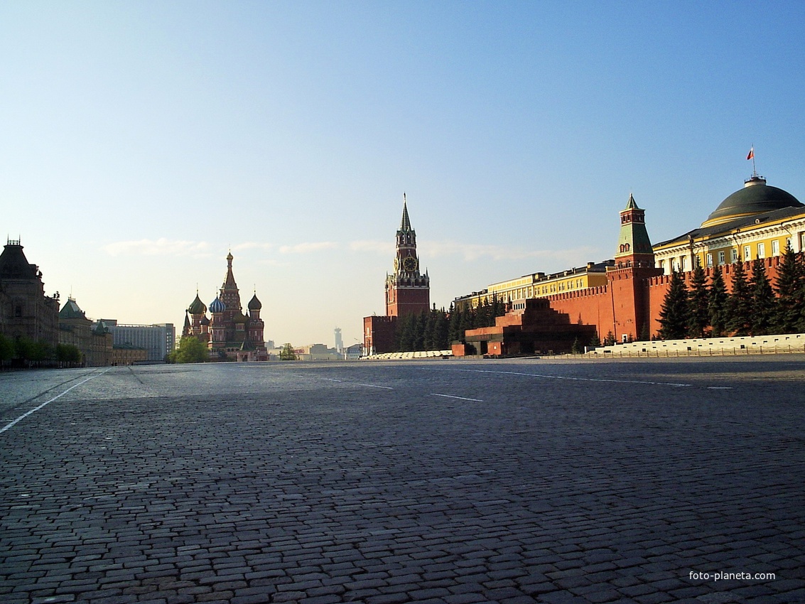Москва - Красная площадь - Утро