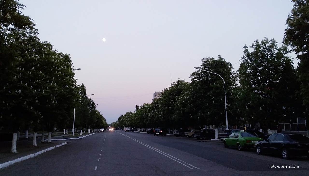 Город Измаил, проспект Мира в