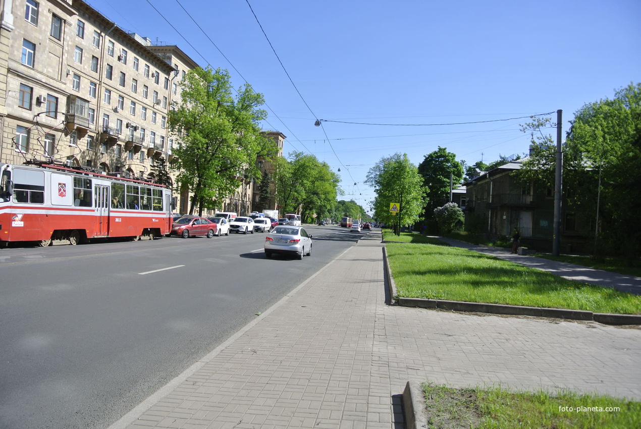 На проспекте Энгельса.