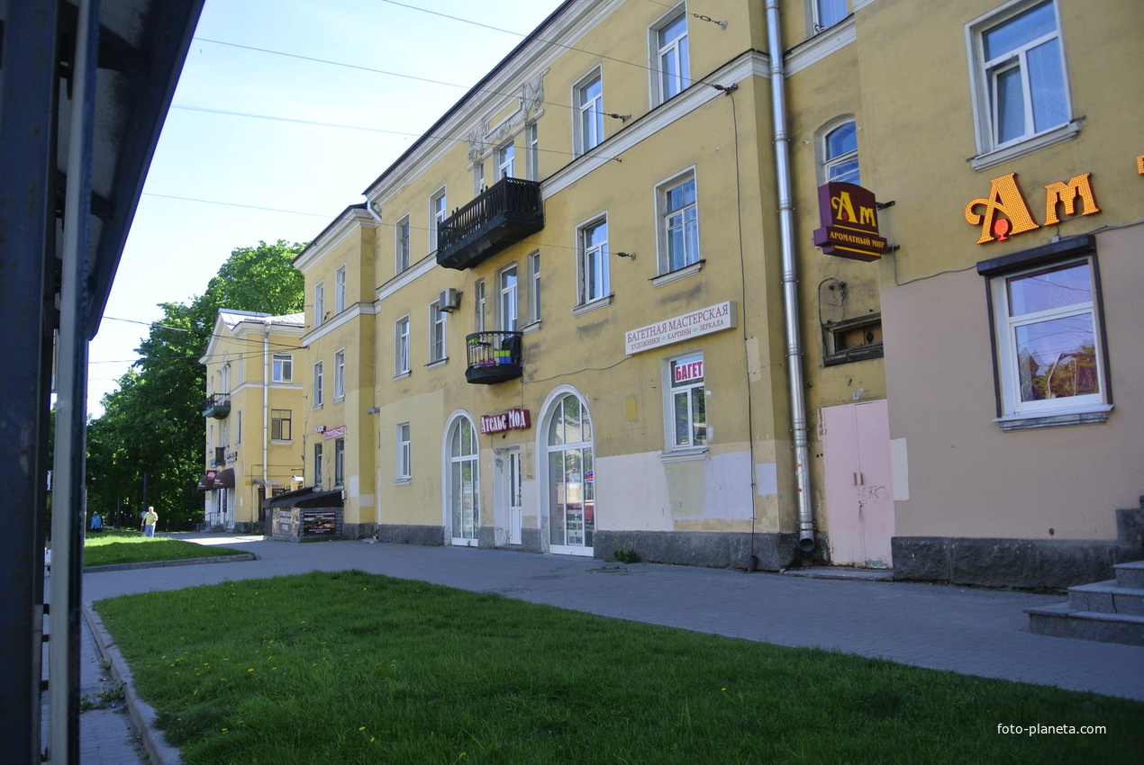 На проспекте Энгельса.