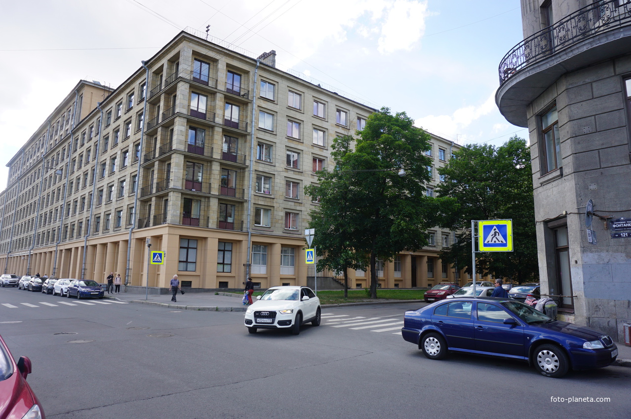 Набережная реки Фонтанки.