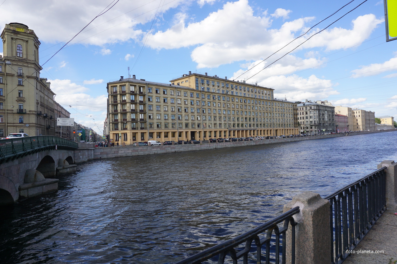 Набережная реки Фонтанки.