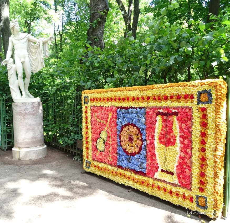 Цветочные ковры по мотивам античных мозаик